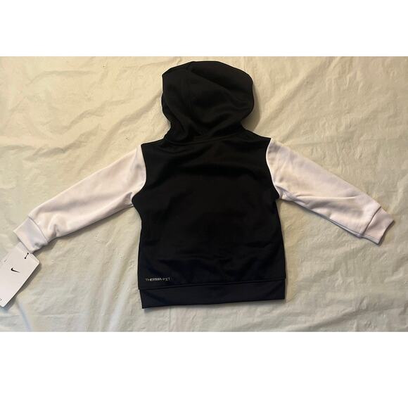 Nike Boys Dry Fit Therma Zip Hoodie & Sweatpants 2 Piece Set 18M Black - NEW - Picture 3 of 12